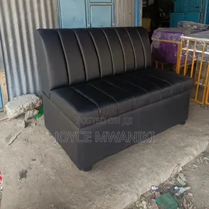 Black Cosy 2 Seater Restaurant Couch