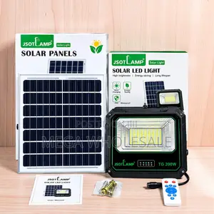 Durable Construction 200W Outdoor Security LED Solar Flood Light