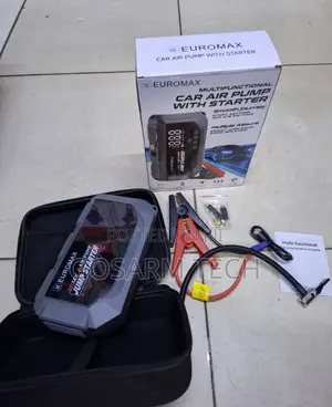 Euromax EMK3 Jump Starter Digital Air Pump –Car Battery Booster,
