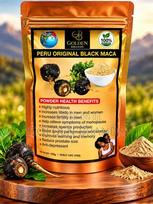 Pure Organic Black Maca Extract Powder 100gm