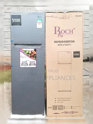 Roch 168L Double Door Fridge