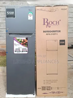 Roch 168L Double Door Fridge