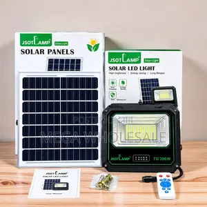 Renewable Energy 200W Watts Outdoor Security LED Solar Flood Light