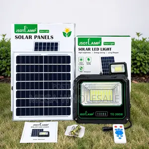 Green Technology 200W Watts Outdoor Security LED Solar Flood Light
