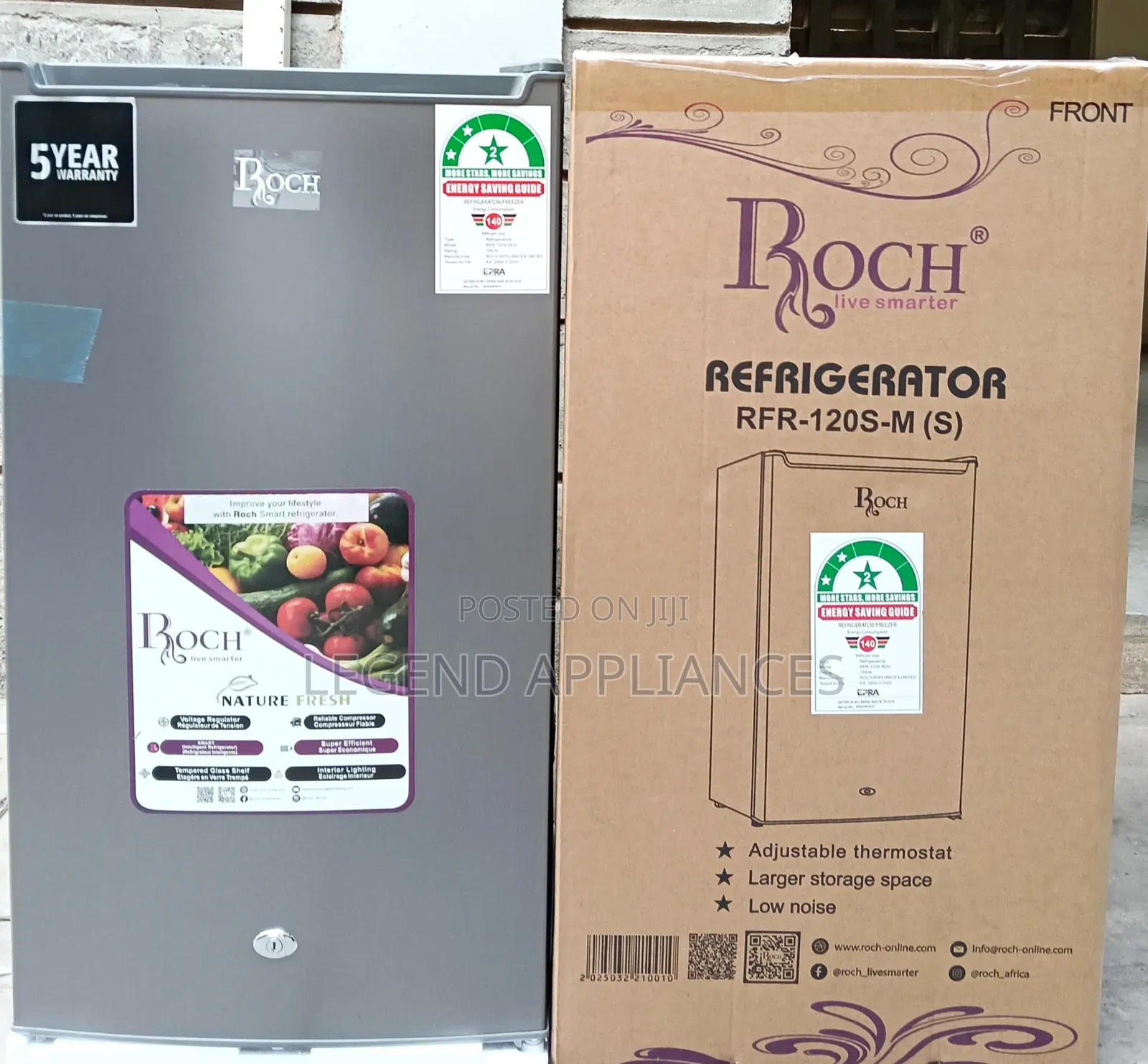 Roch 92 LTRS Fridge Silver