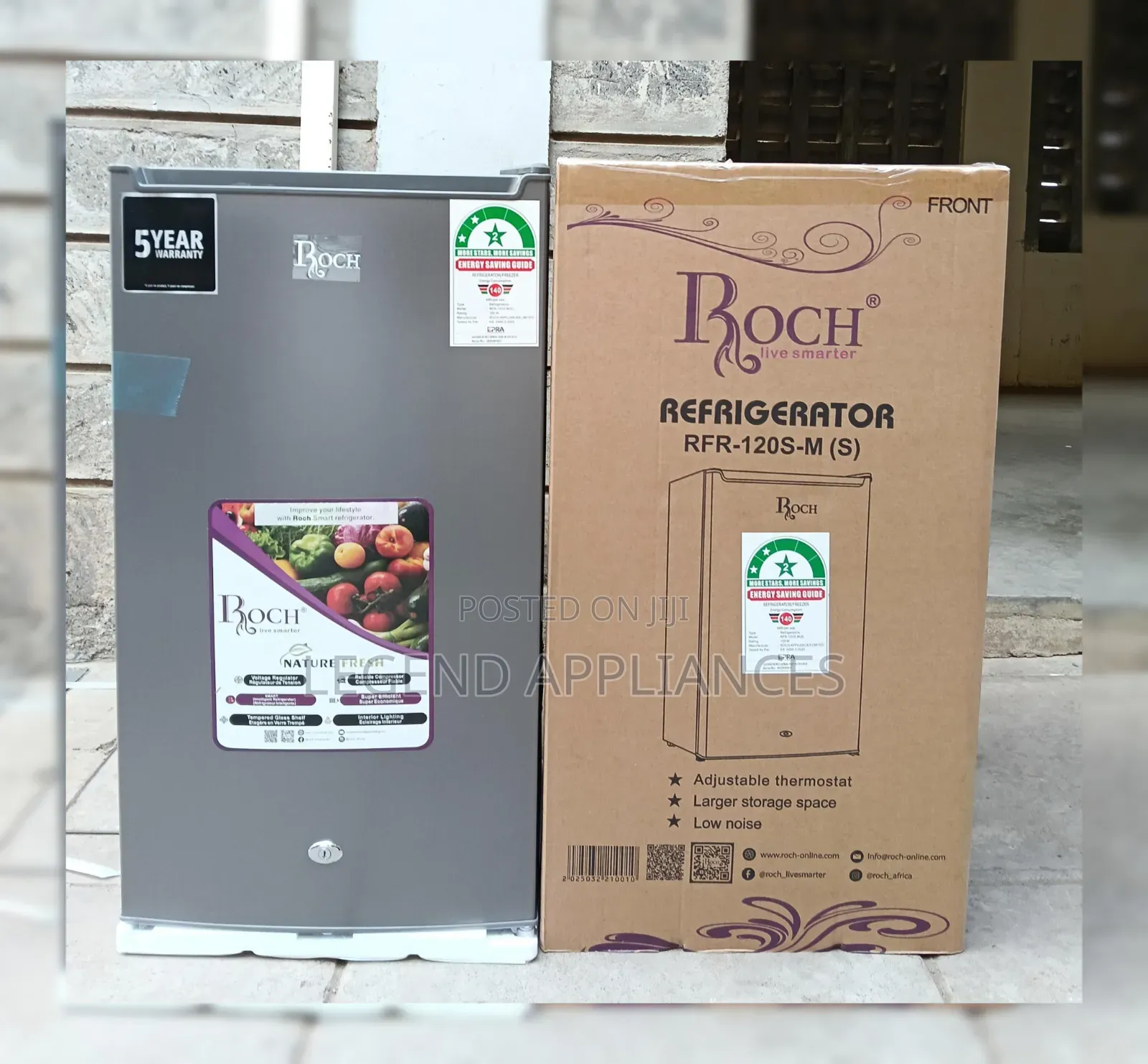 Roch 92 LTRS Fridge Silver