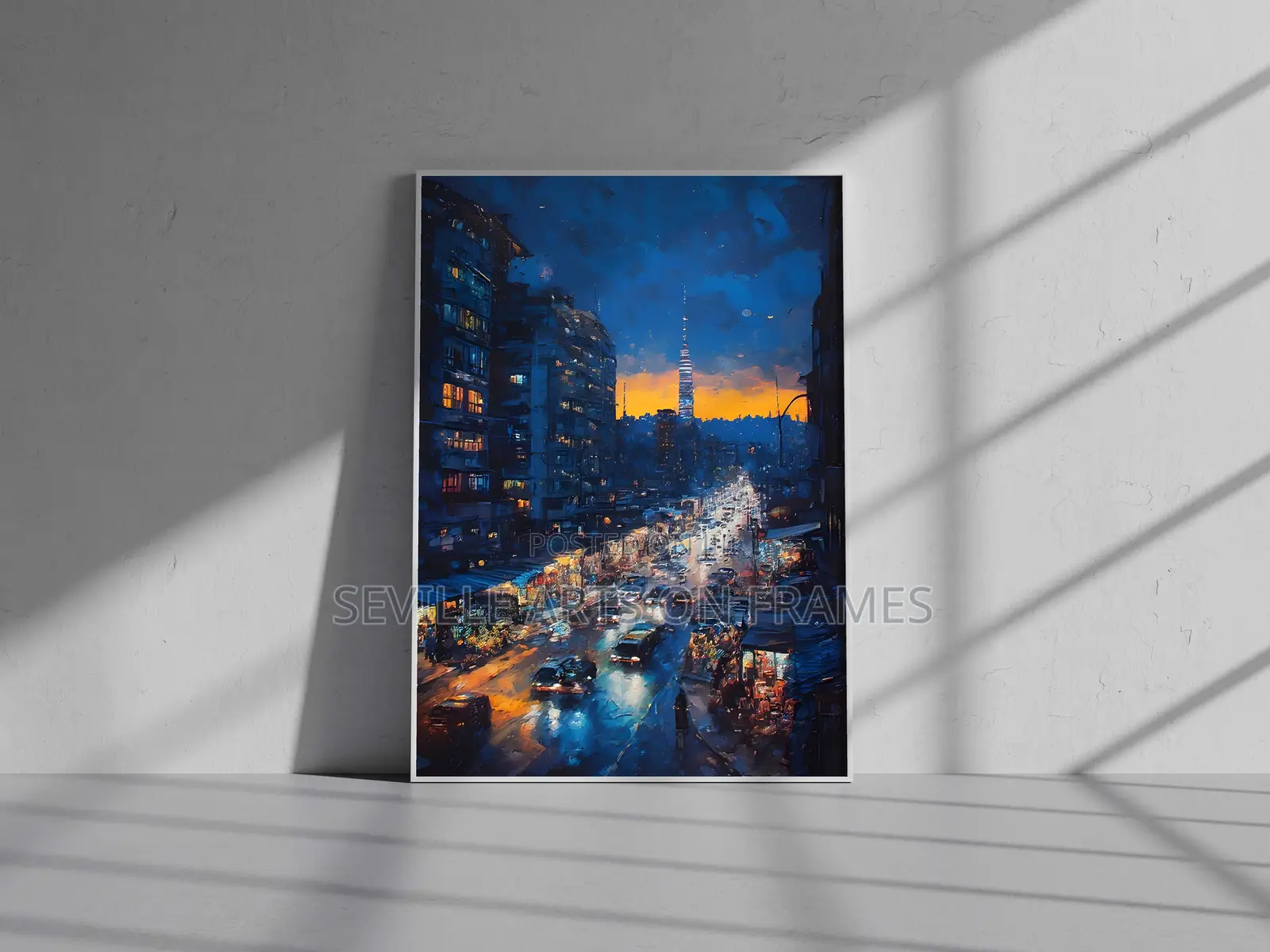 Canvas Arts on Frames_ Nairobi Streets