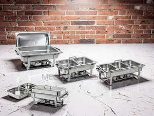 Buffet Service Set 11L Stainless Steel Triple Chafing Dish