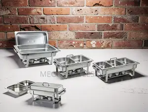 Table Service Ready 11L Stainless Steel Triple Chafing Dish