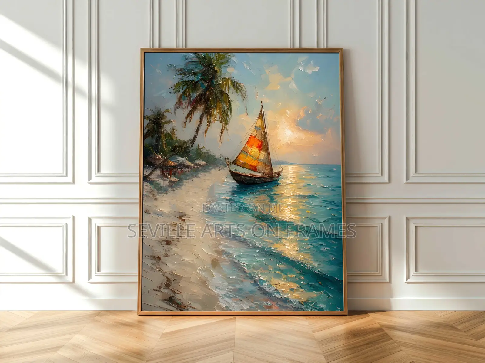 Canvas Arts on Frames_ "Pwani Mombasani"
