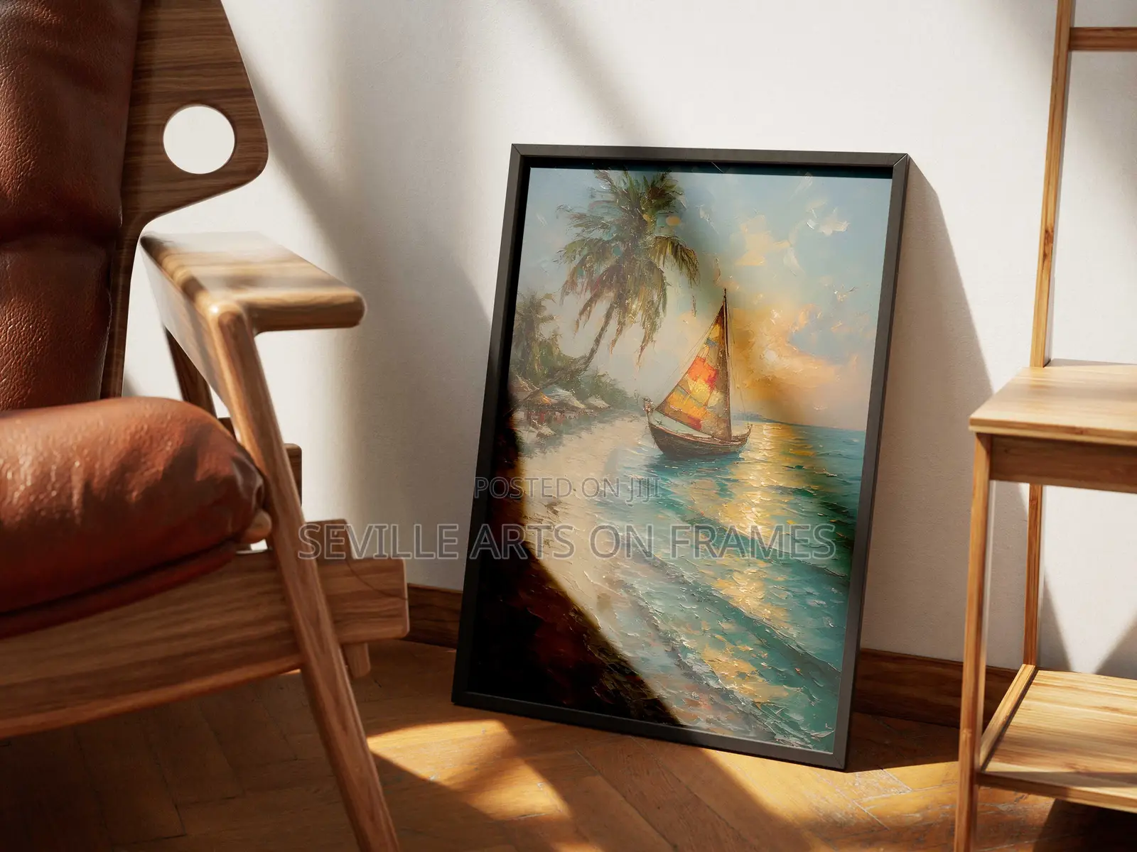 Canvas Arts on Frames_ "Pwani Mombasani"