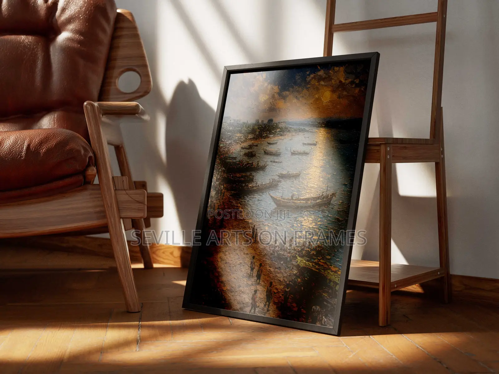 Canvas Arts on Frames_"Kisumu Lakeside"