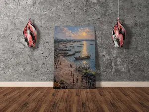 Canvas Arts on Frames_"Kisumu Lakeside"
