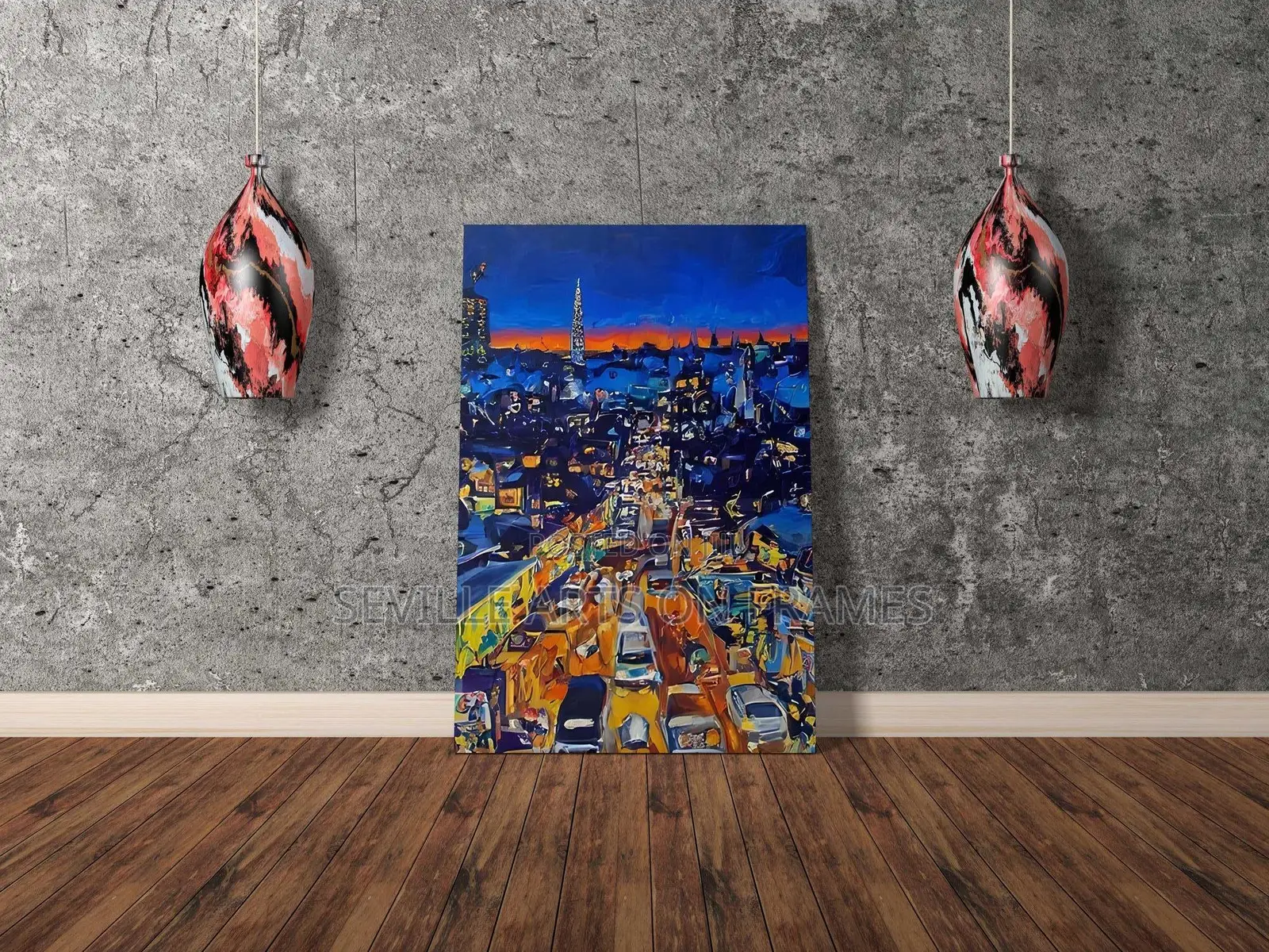 Canvas Arts on Frames_"Nairobi Jam"