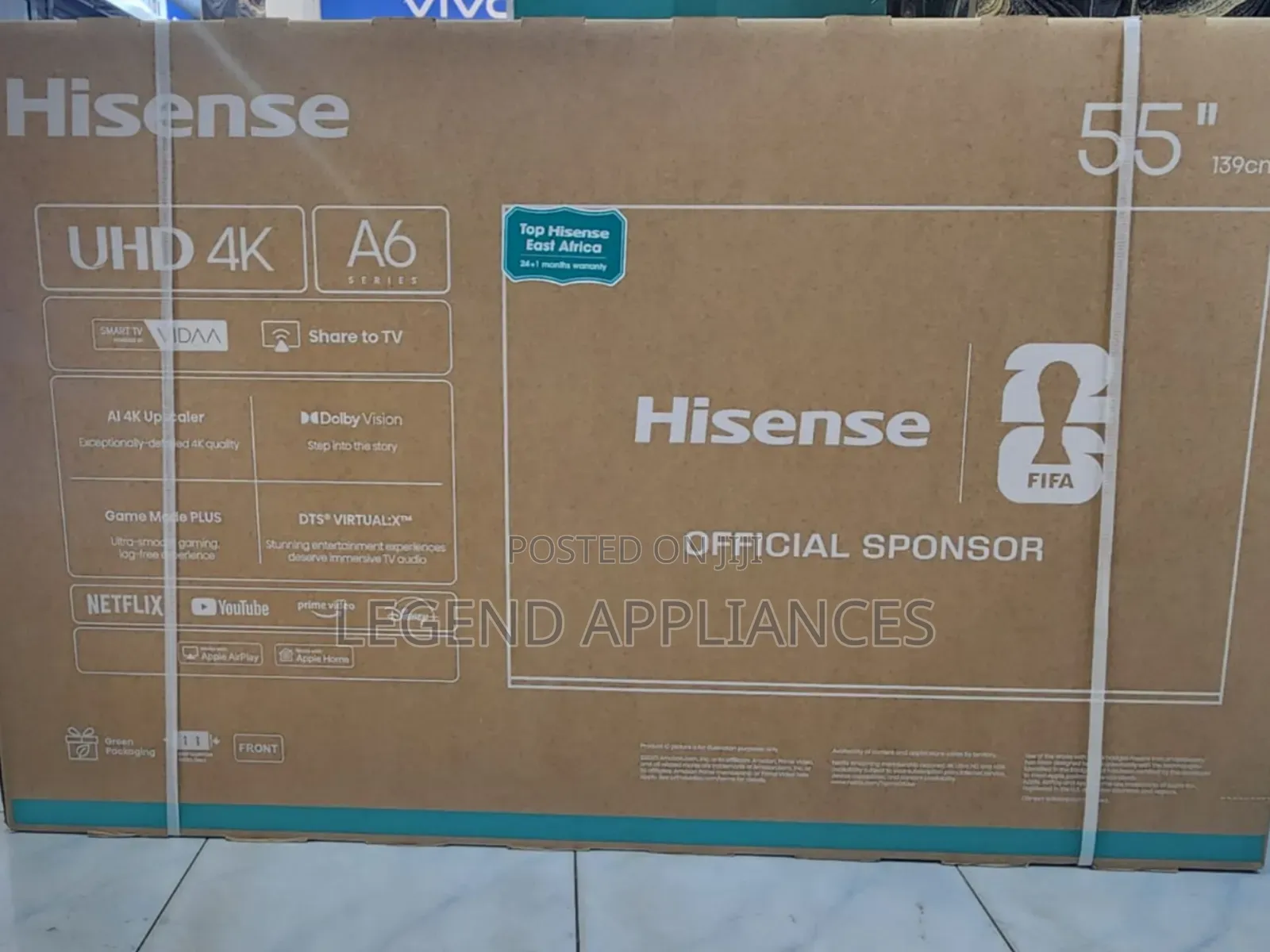 Hisense Smart A6 Series 55- Inch