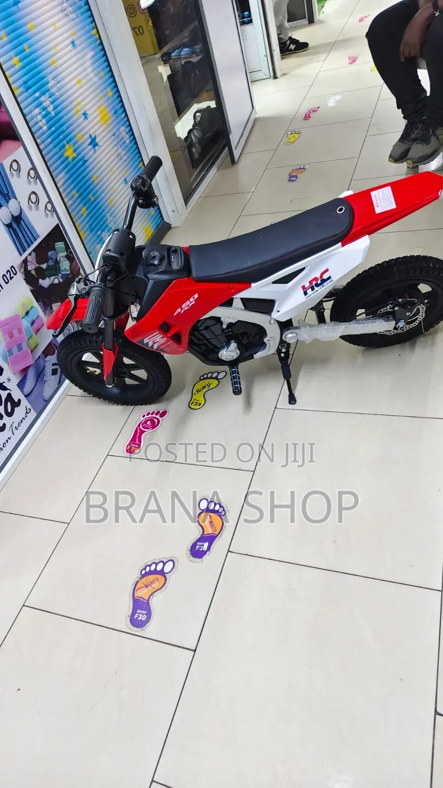**Sporty Red Kids Electric Dirt Bike – 36V 500W Motorcycle **