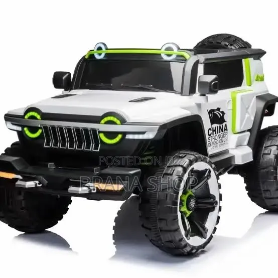 **Heavy-Duty Kids Electric SUV Jeep WN-502 / WN-1166 – White **