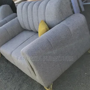 2-Seater Grey Sofa Set