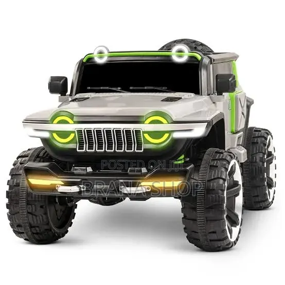 12V Electric Ride-on Jeep for Kids With USB, Bluetooth, MP3 Remote