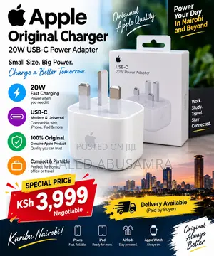 Original Apple 20 Watt Type C Power Adapter