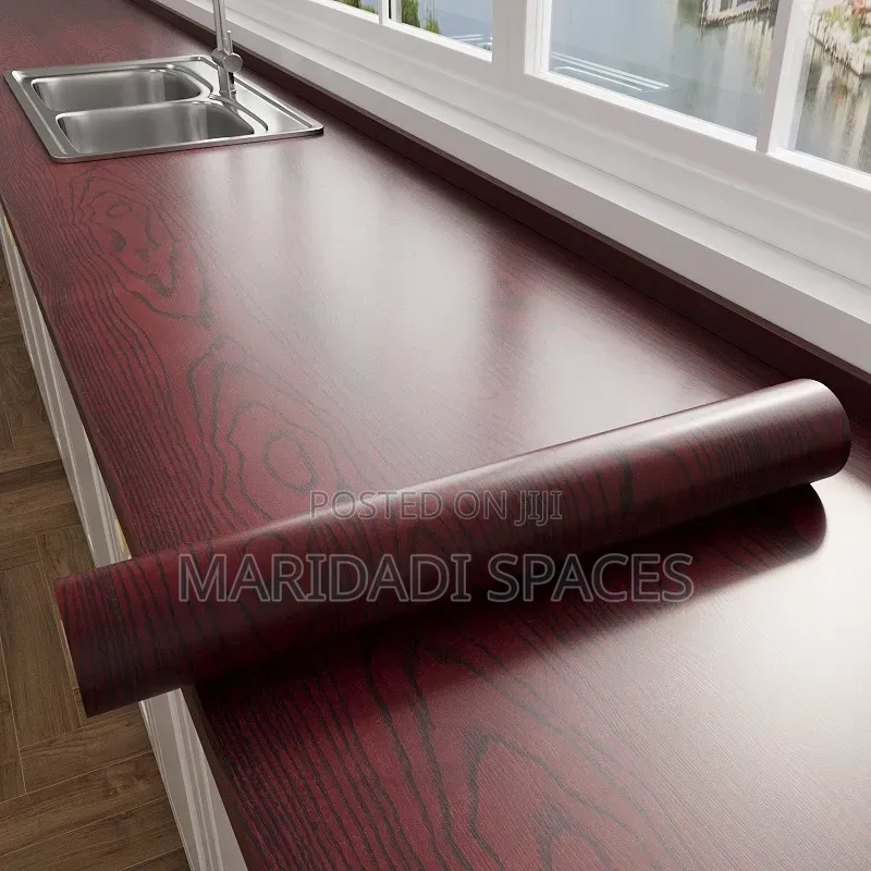 Easy DIY Wooden Effect Contact Papers for Your Kitchen Cabinets