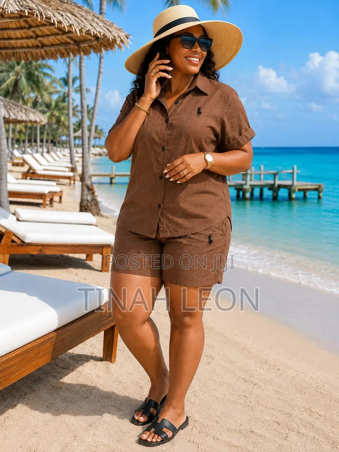 Holiday Linen Shorts