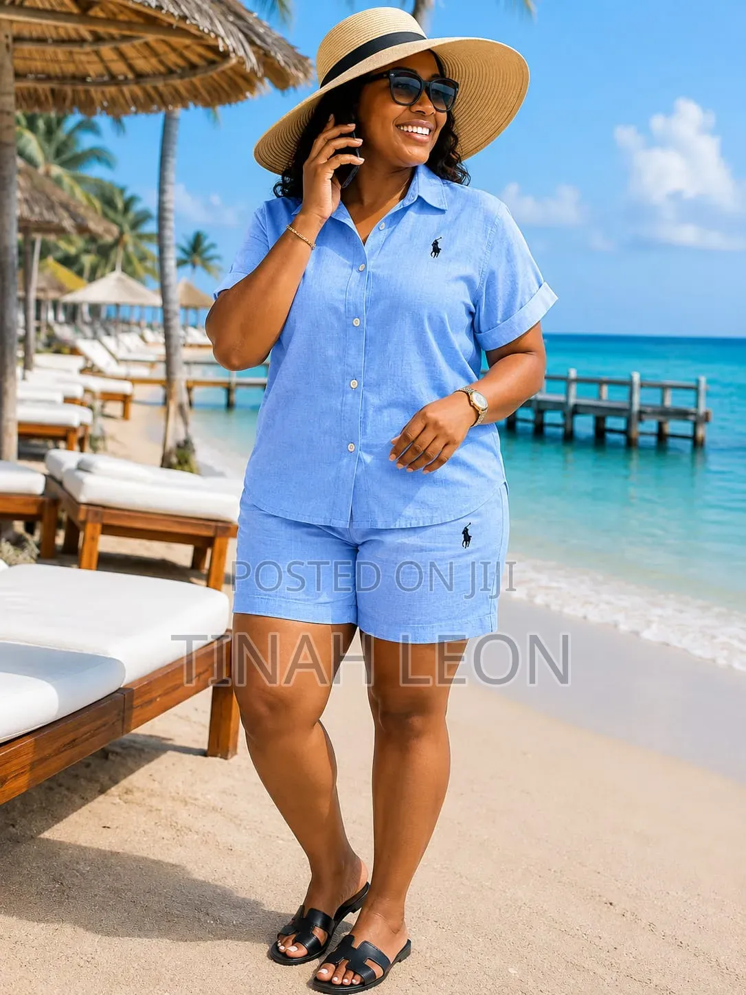 Holiday Linen Shorts