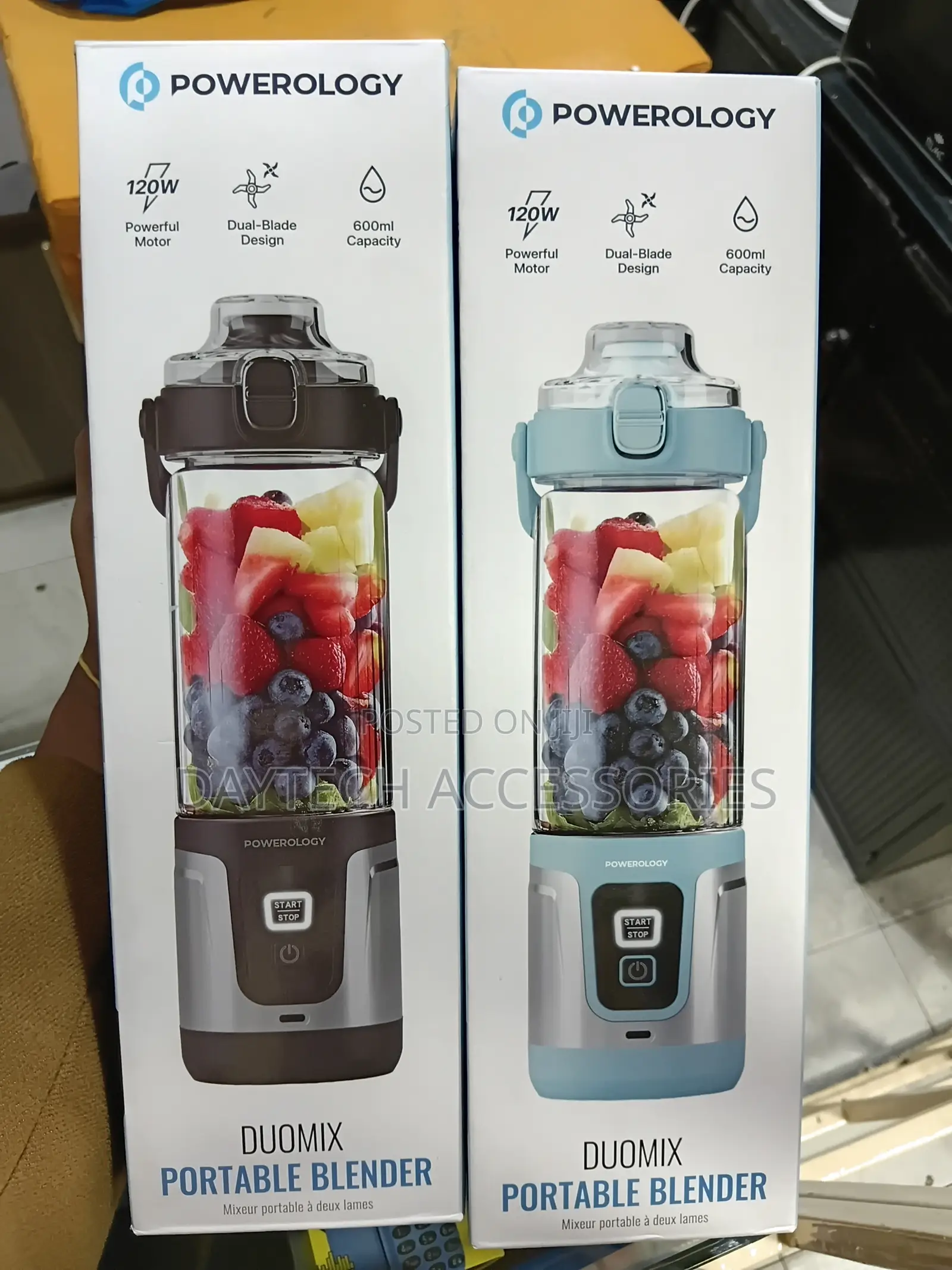 Powerology Duomix Portable Blender – 600mL