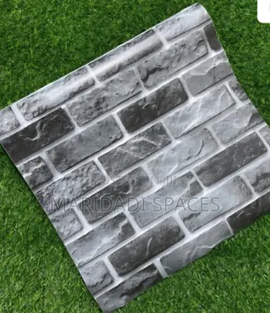 Brown and Grayish Brick Self Adhesive Wall Papers Available