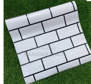 Brown and Grayish Brick Self Adhesive Wall Papers Available