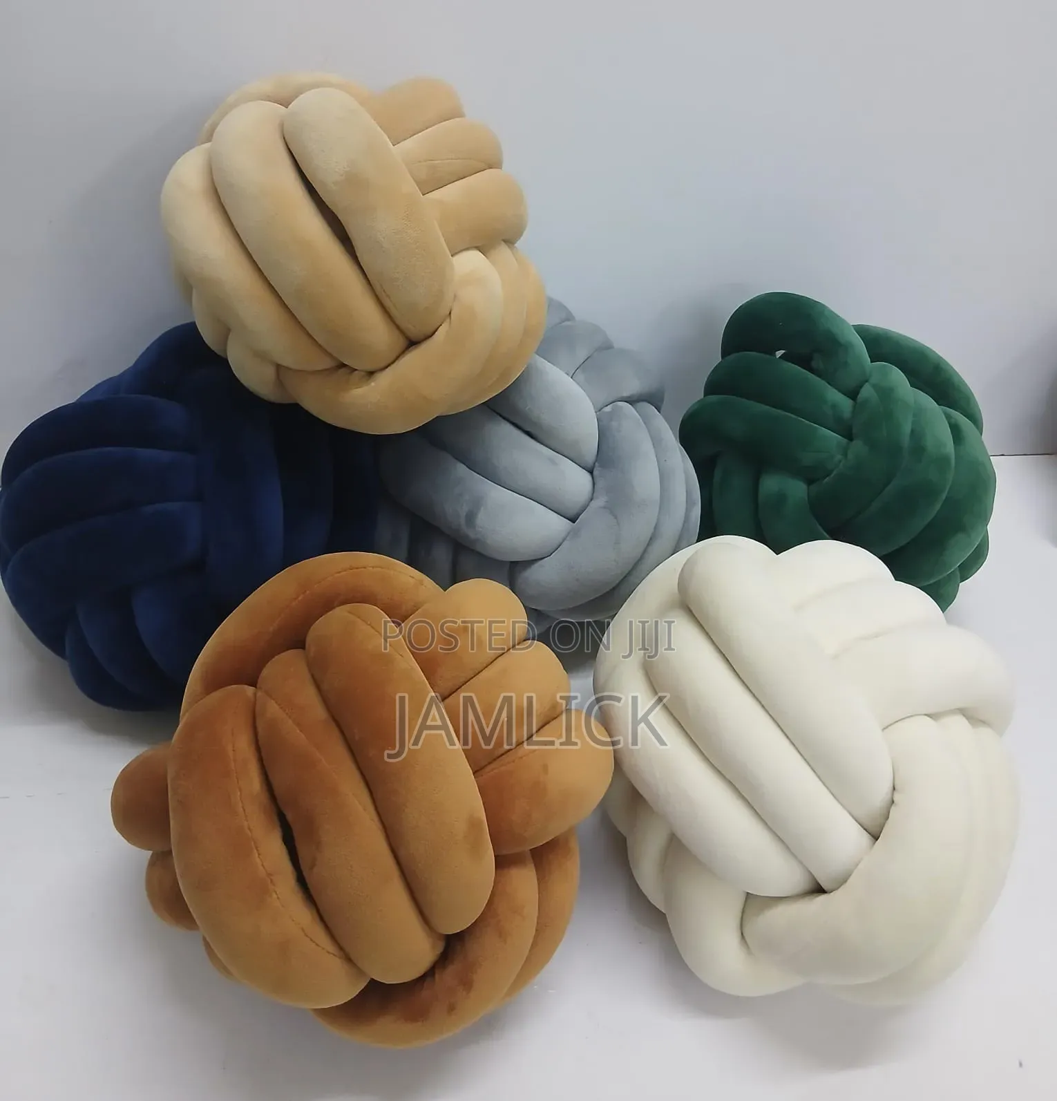 Knot Pillow Round Ball Cushion - Bz