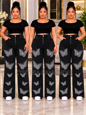 Butterfly Ladies Jeans