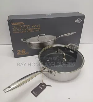 3.4litres Stainless Steel Non_stick Frying Pan 
26Cm