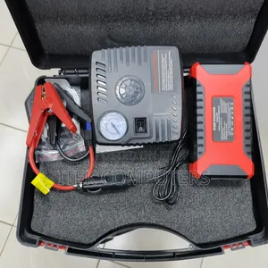 Roadside Assistance Kit With Car Booster and Tyre Inflato