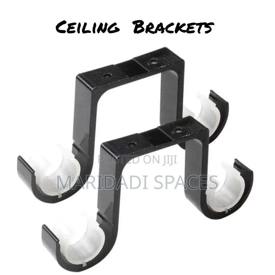 Very Strong Ceiling Brackets for Heavy Curtain Rods