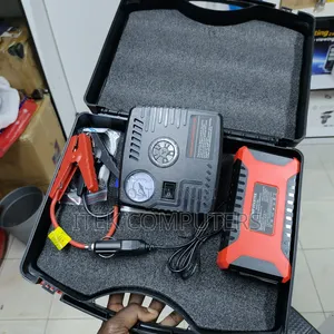 Portable Car Jump Starter Kit and Air Compressor for Road Trips