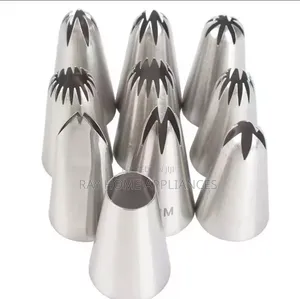 Cake Icing Noozles Plus Gun Stainless Steel Noozles With Plastic Gun