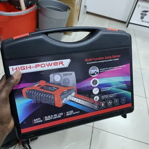 . Portable Car Jump Starter Kit and Air Compressor for Cars