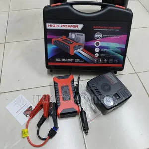 Professional Automotive Jump Starter With Compressor and LED Light