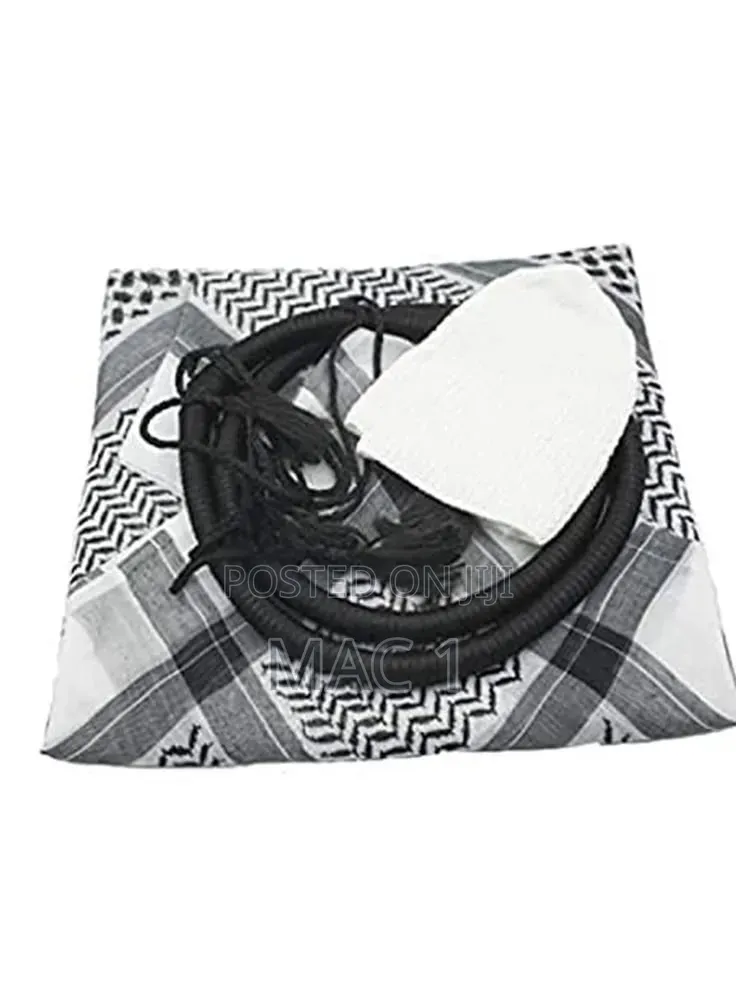 Arabian Style Shemagh / Keffiyeh Head Scarf Set