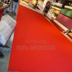 Red Carpets Floor Wall to Wall Carpeting Installation
