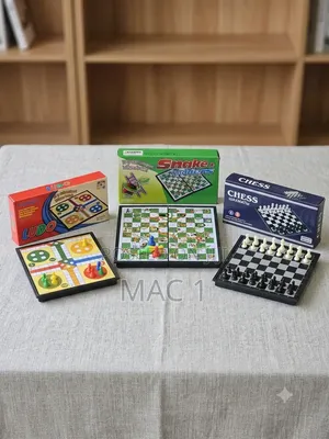 Chess Set, Ludo Game, Snakes and Ladders, Kids Games,