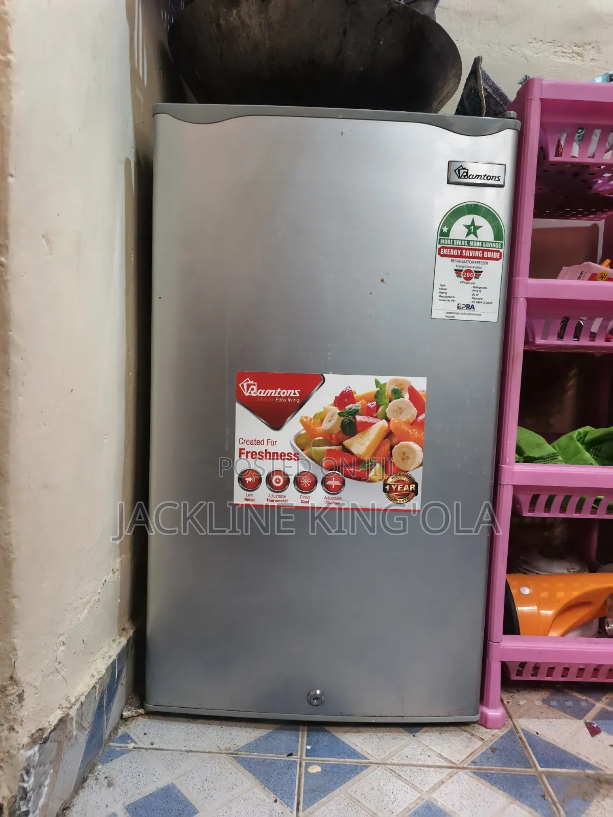 Ramtoms 90L Single Door Fridge