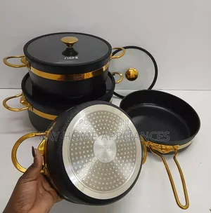 7pieces SET 
 (Jmo7)
Premium High Quality SFE Nonstick Granite