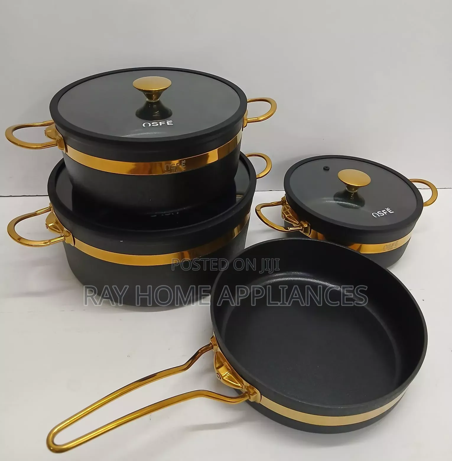 7pieces SET 
 (Jmo7)
Premium High Quality SFE Nonstick Granite