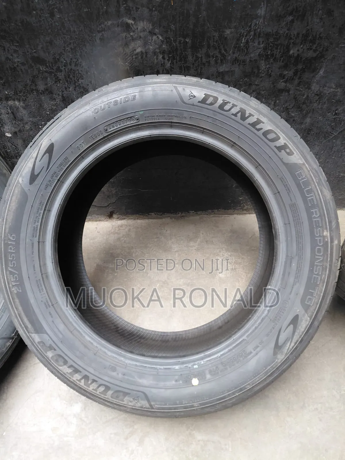 215/55r16 Dunlop Tyre (Blue Response TG