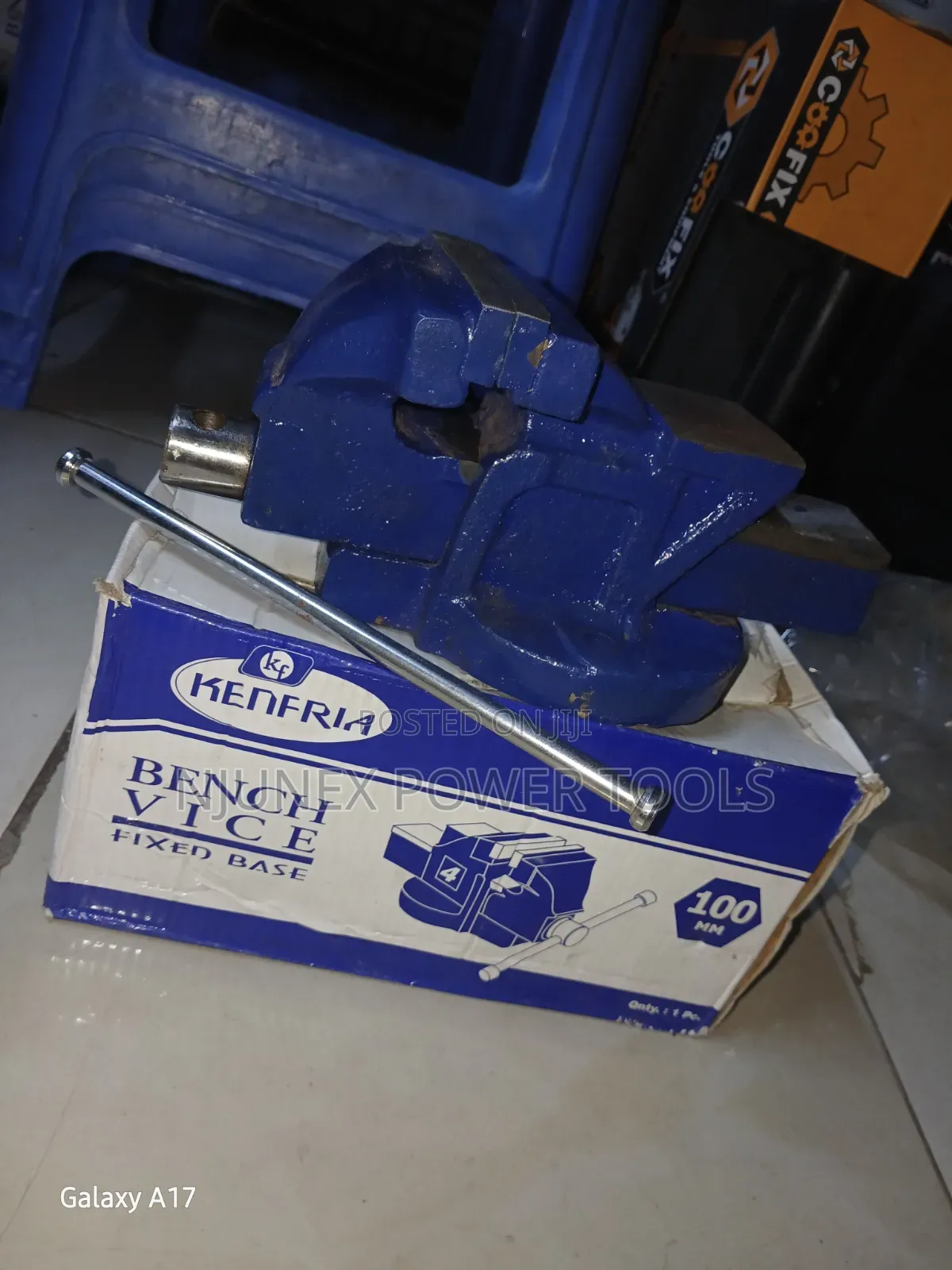 Kenfria 100mm Fixed Base Bench Vice