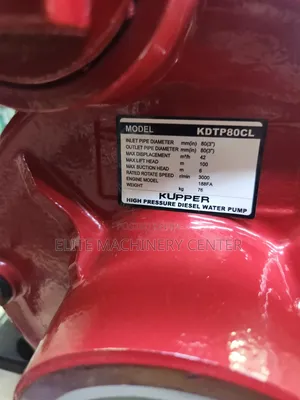 Kupper KDTP80CL High Pressure Water Pump