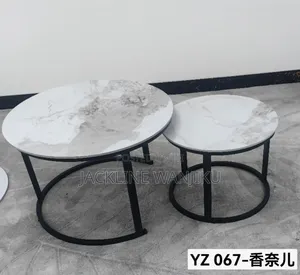 Marble Nesting Coffee Table Gold
