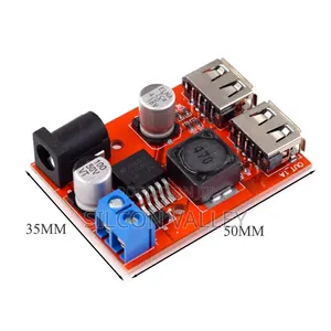 LM2596 Dual USB DC-DC 9v-36v to 5v 3A Step Down Buck Converter